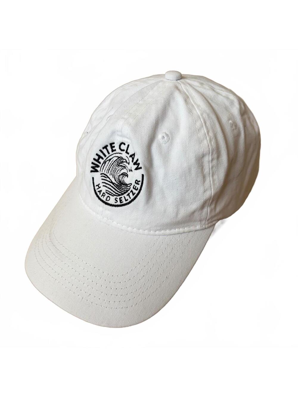 White Claw Surf Seltzer White Embroidered Dad Hat Adjustable Baseball Cap
